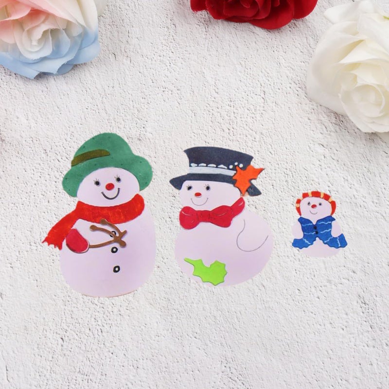 Feemkota Christmas Snowman Die Cuts for Card Making Christian Theme Stamps Cutting Dies for DIY Paper Scrapbooking Crafts Embossing Decorations - Image 3